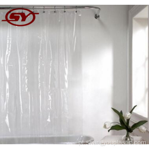 Fornecimento de chuveiro plástico de PVC personalizado de atacado Clear PVC
